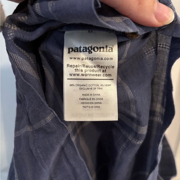 Patagonia organic cotton / hemp button down skirt size m - Picture 5 of 5
